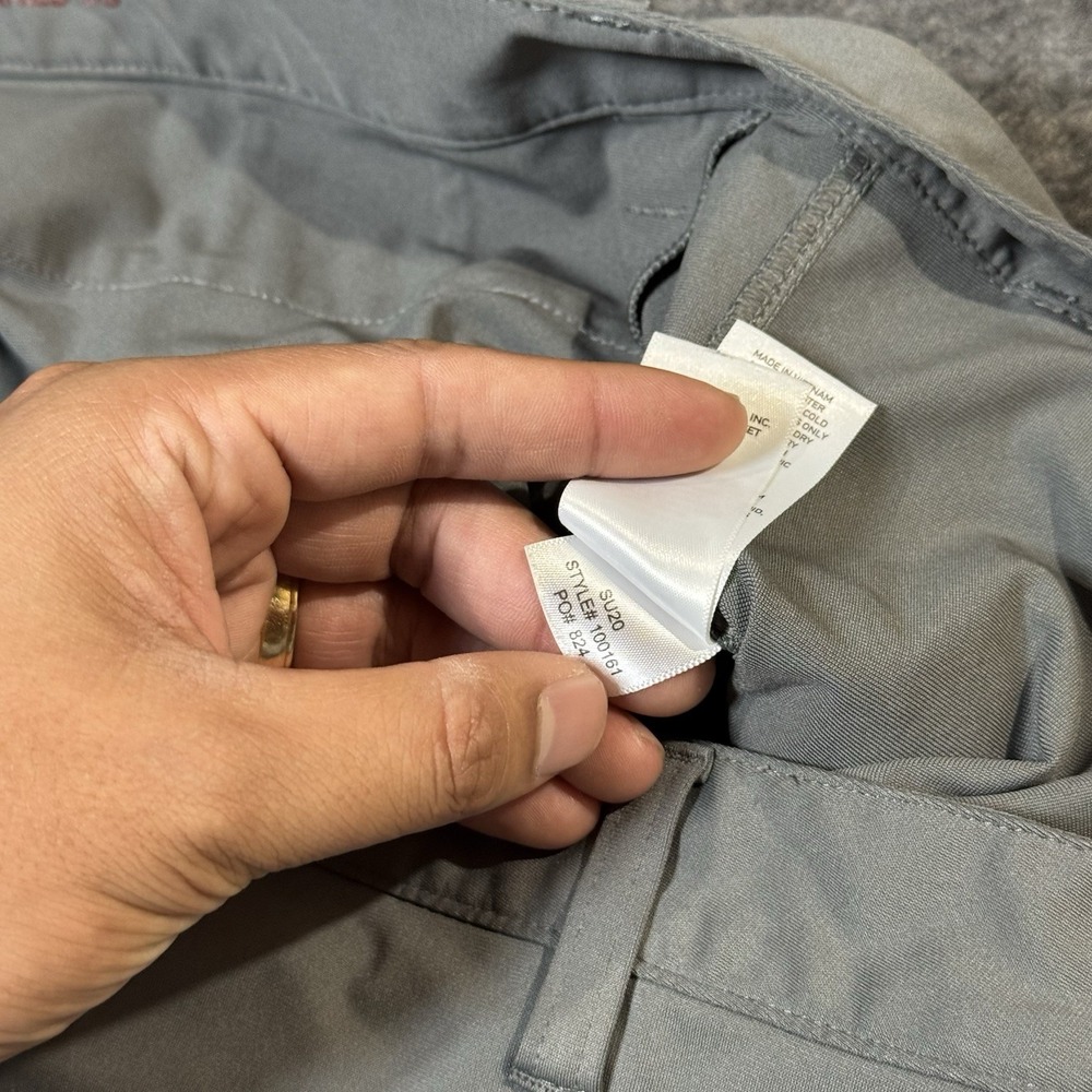 Rhone Commuter Pants Mens 34 Gray Classic Fit Performance Lightweight Golf Work - Picture 6 of 14
